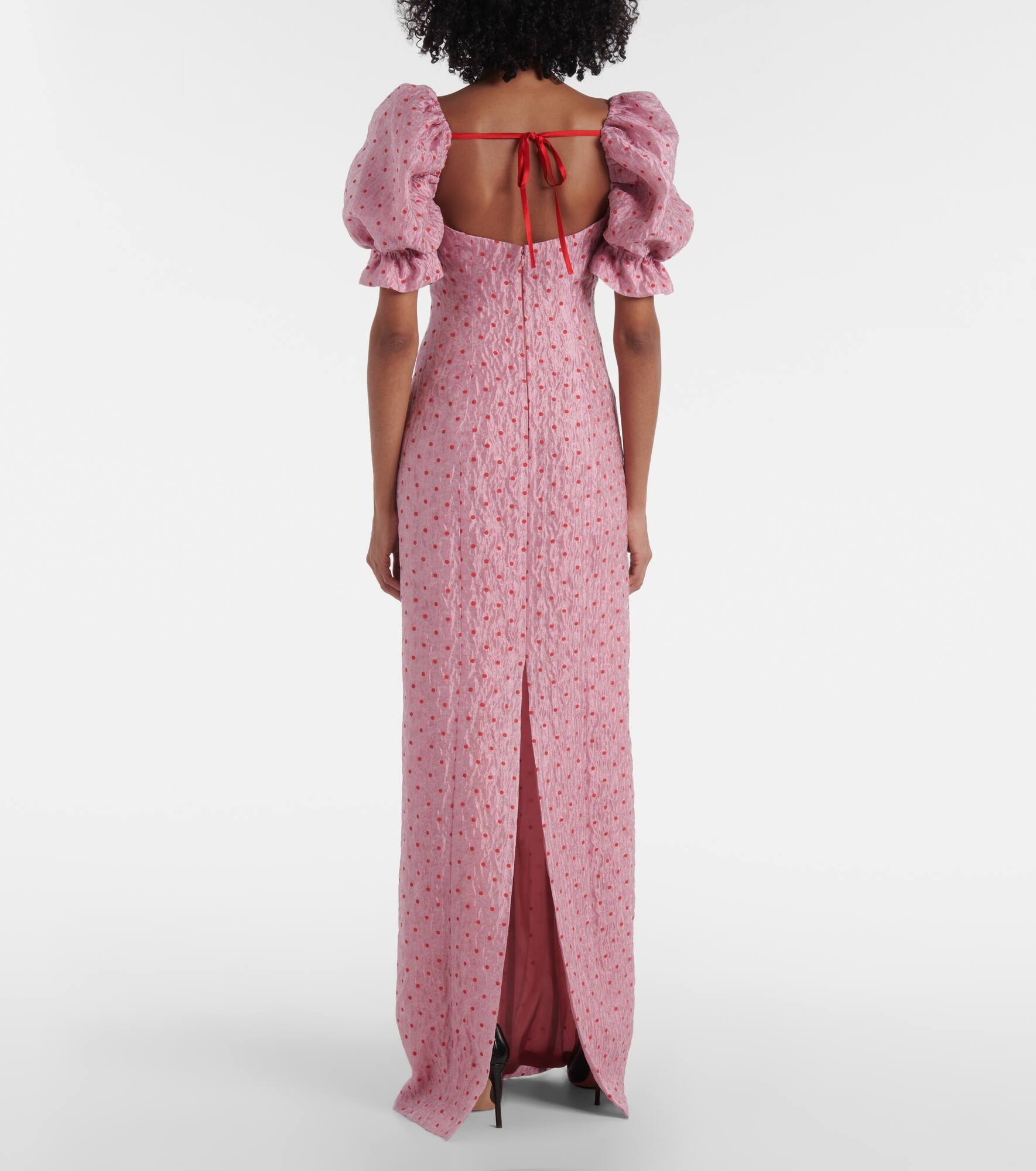 Raffaella balloon-sleeve maxi dress - 3