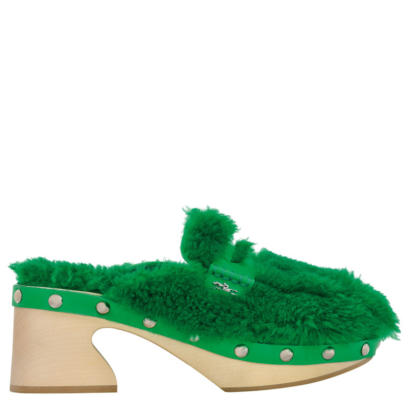 La Cigale Clogs Lawn - Leather 1