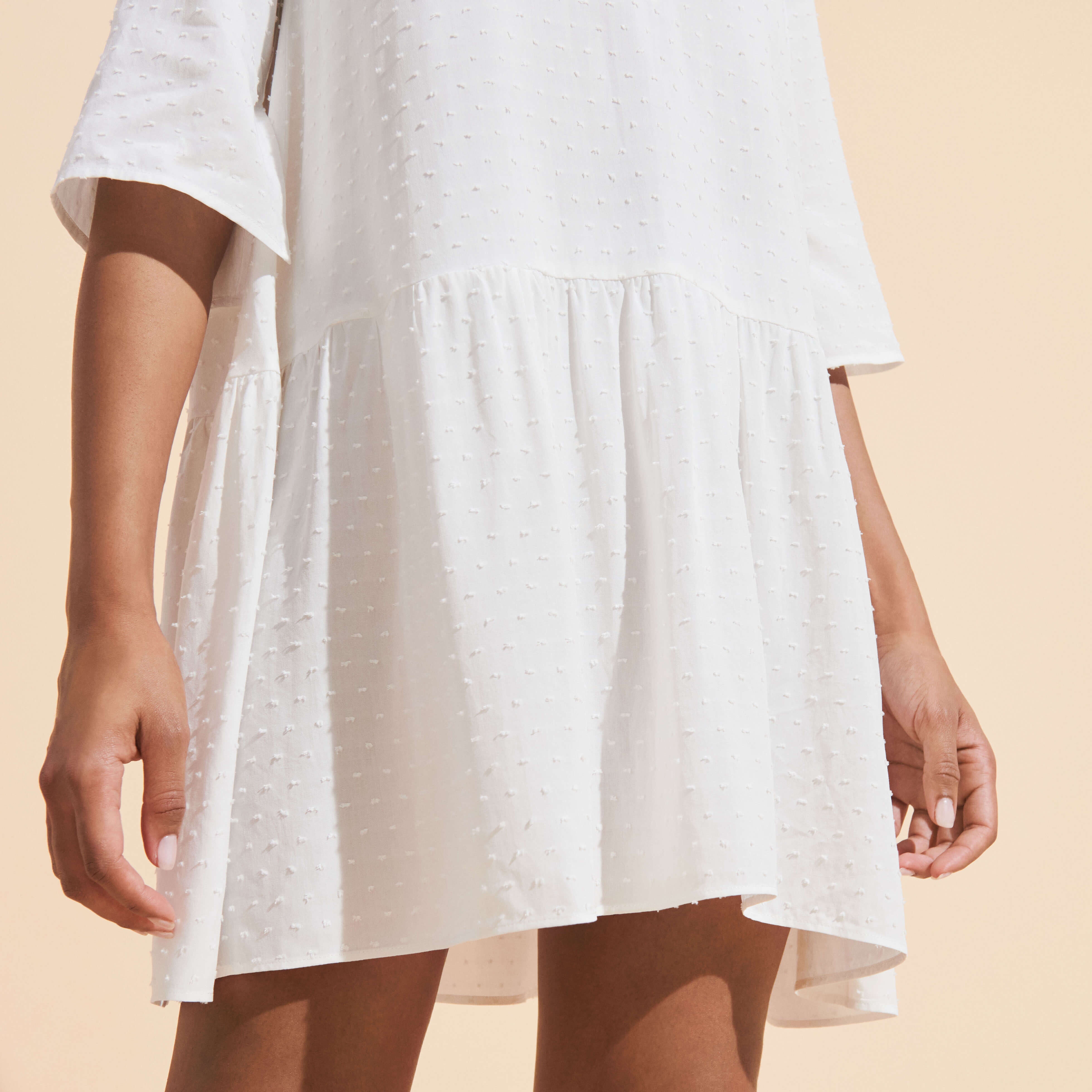 Women Plumetis Short Dress - 6