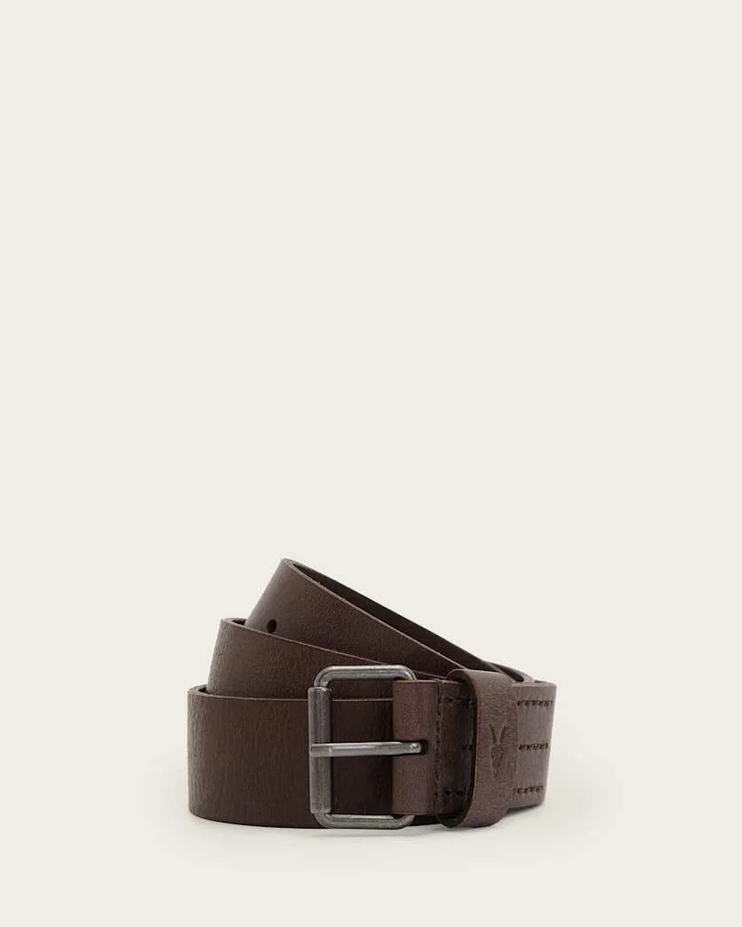DUNSTON LEATHER EMBOSSED BELT - 1