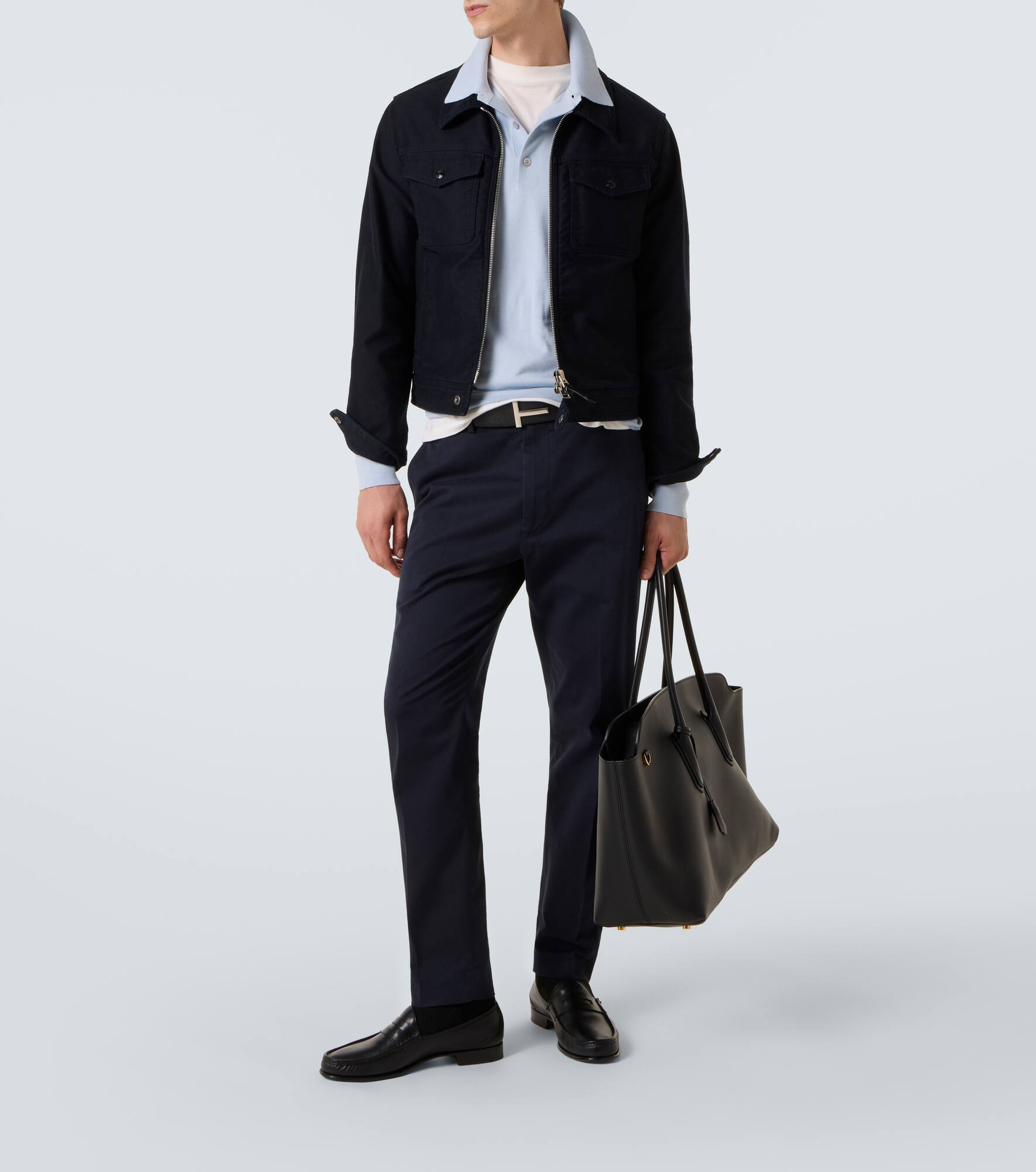 Cashmere and silk polo sweater - 2