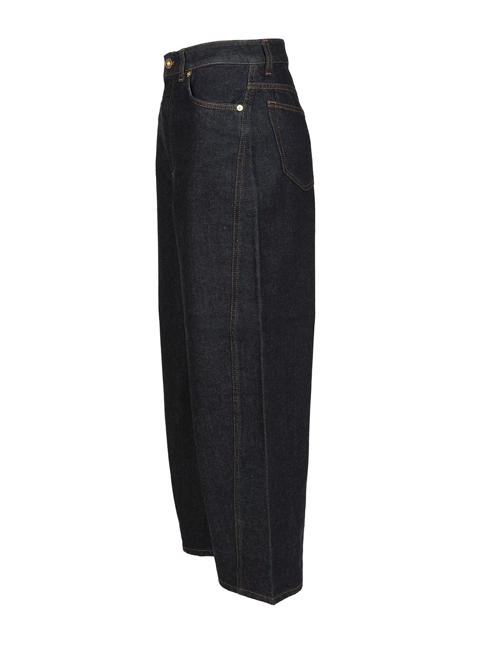 Cocoon Denim Pants Jeans Blue - 3