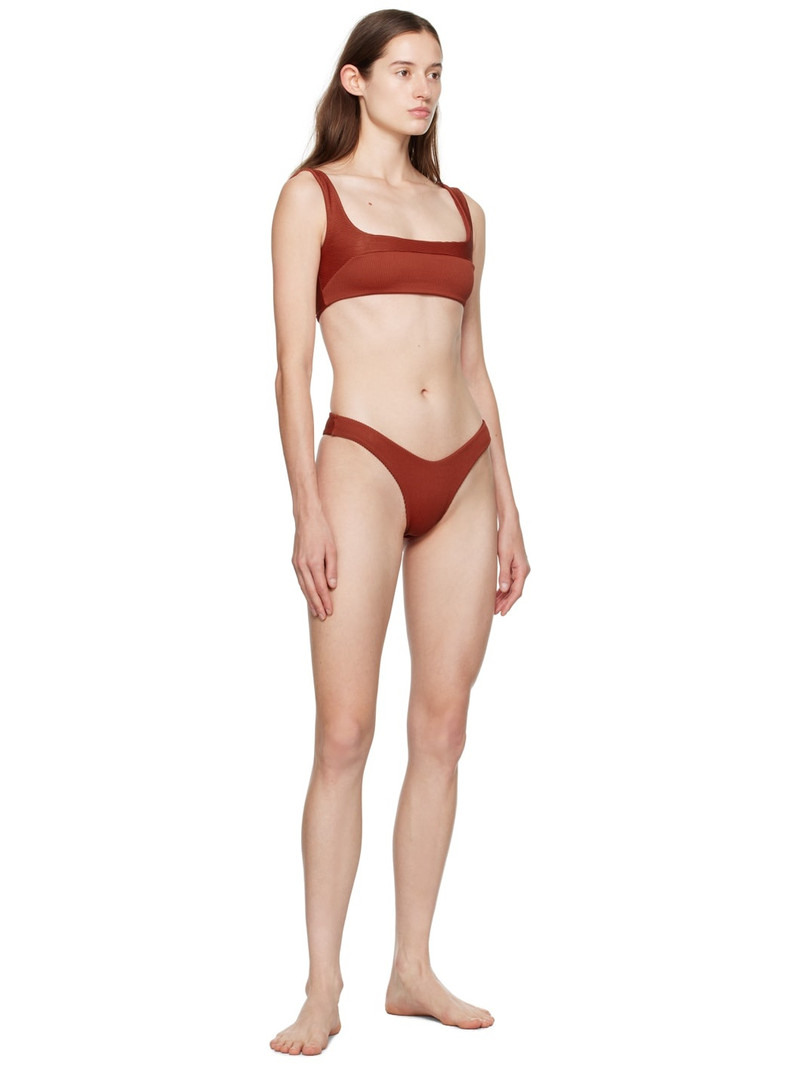 HAIGHT Burgundy Gabi & Leila Bikini outlook