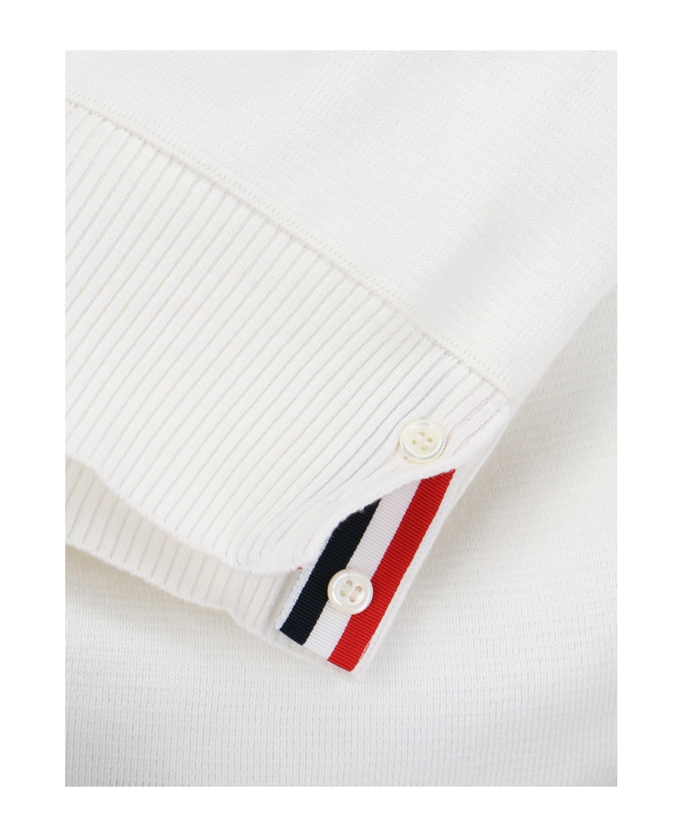 Tricolor Detail Cardigan - 5