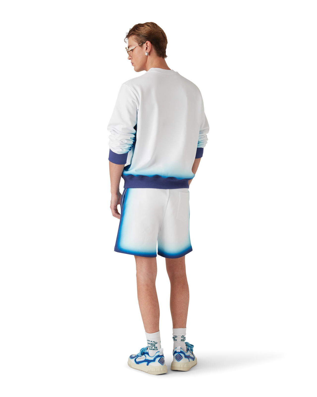 Blue Fade Sweatshirt | Casablanca Paris - 3