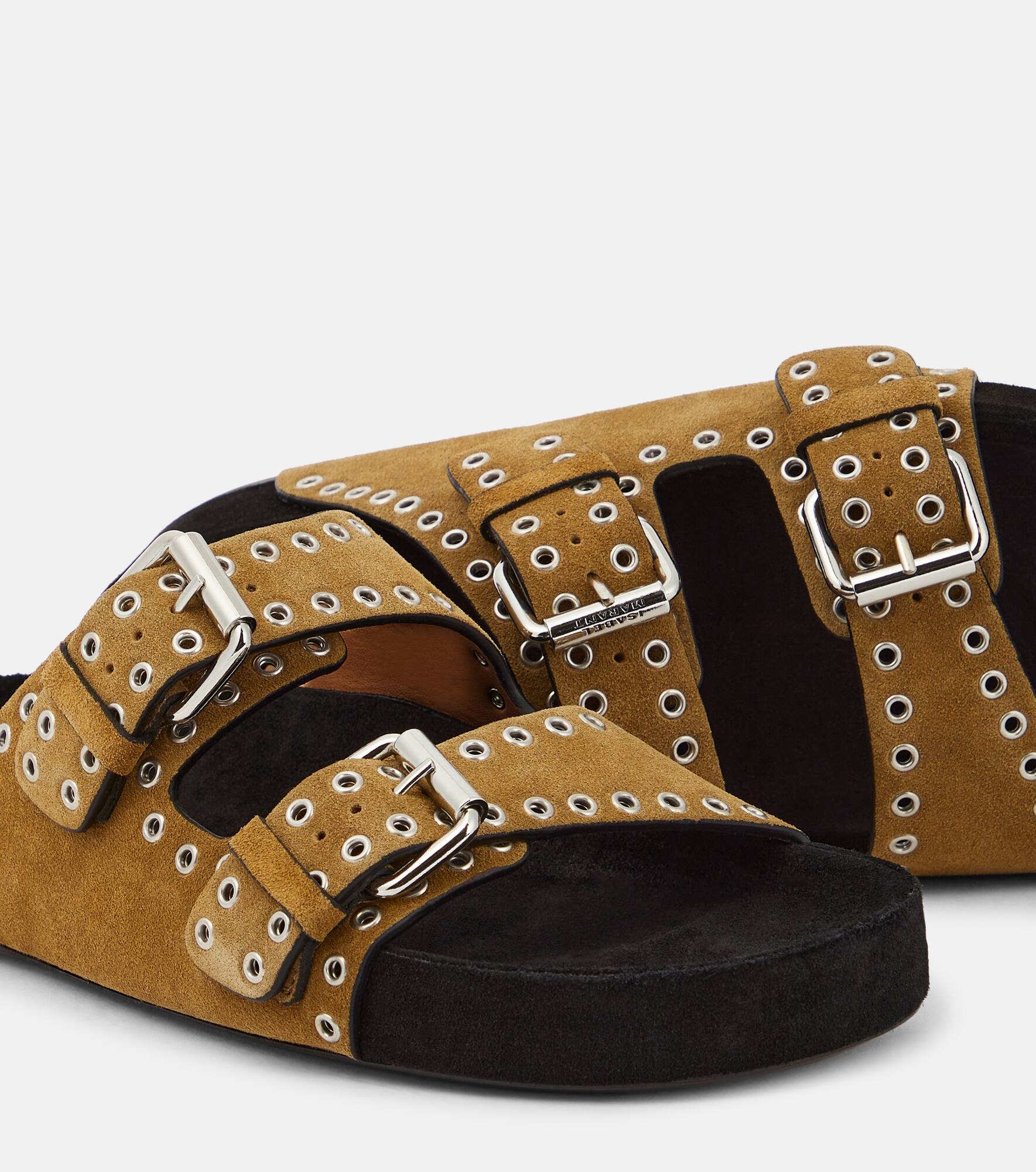 Lennyo studded suede sandals - 6