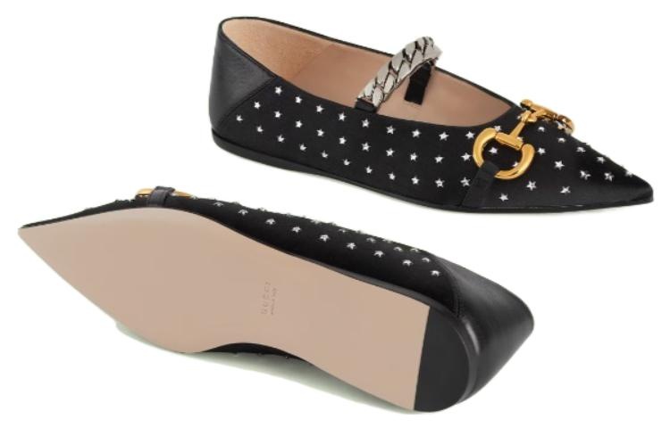 (WMNS) Gucci Lovelight Flat Ballet Shoes 707697-KND90-1000 - 6