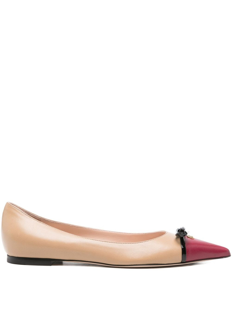 bow-detail pointed-toe pumps 1
