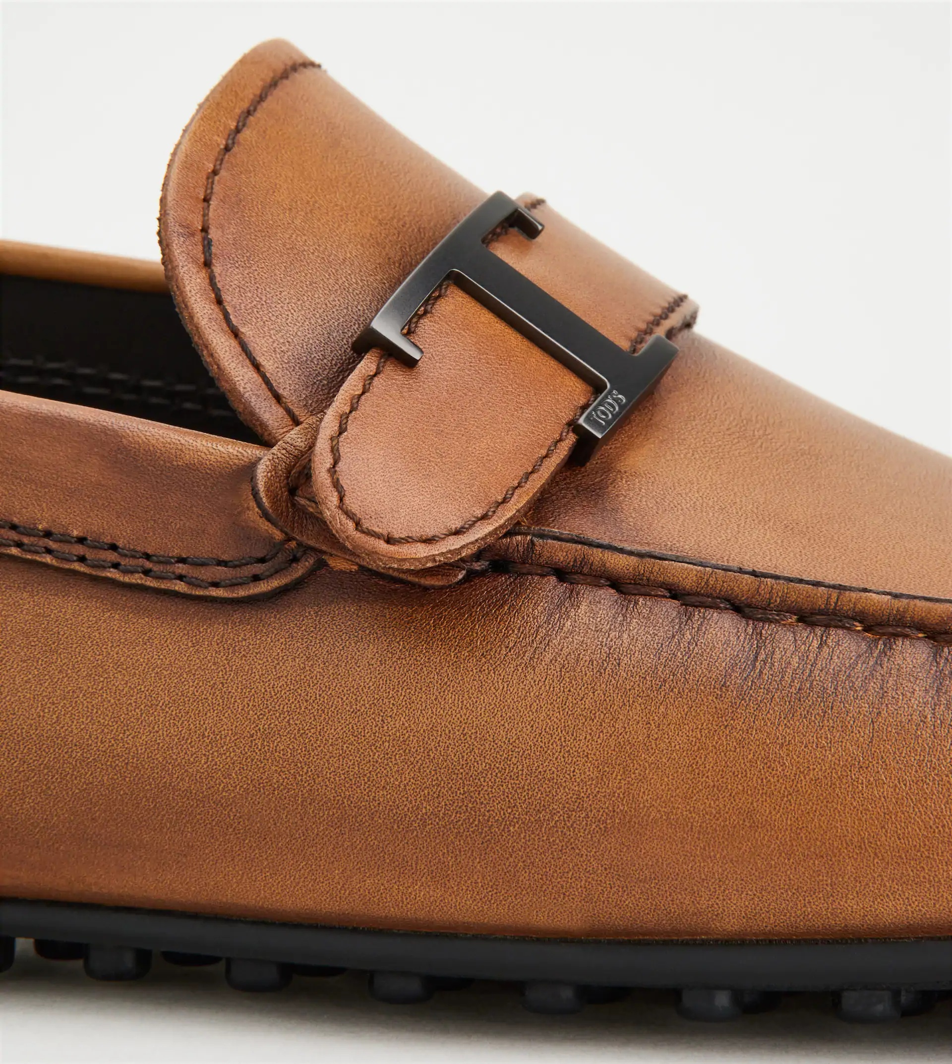 CITY GOMMINO IN LEATHER - BROWN - 5