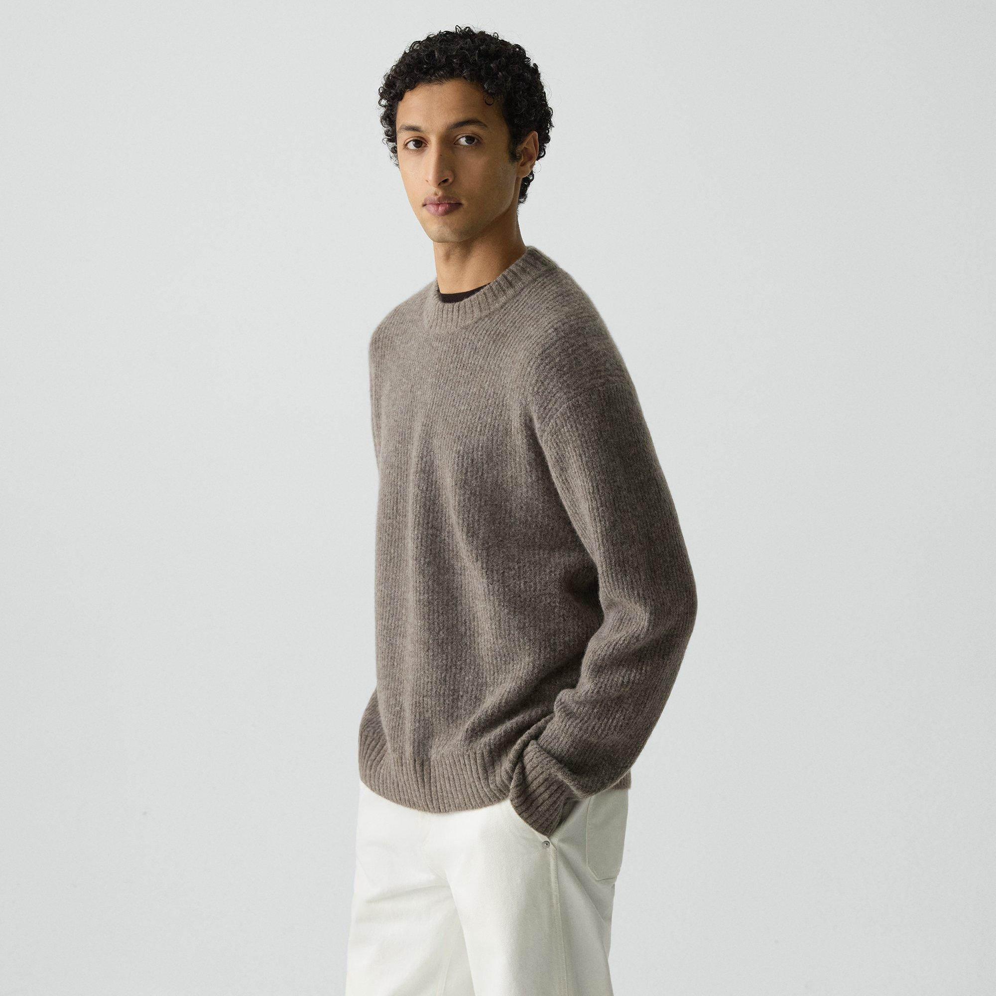 Relaxed Crewneck Sweater in Astor Wool - 3