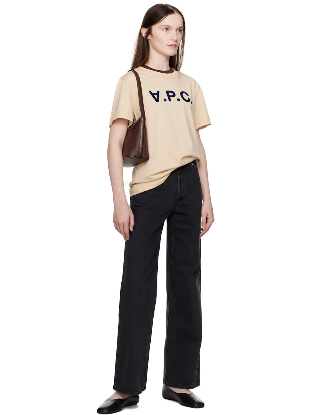 Beige Standard Grand 'VPC' T-shirt - 5