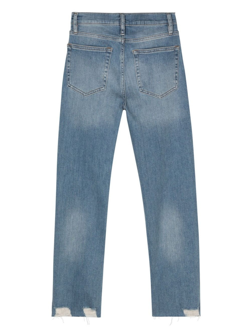 FRAME high-rise straight-leg jeans outlook