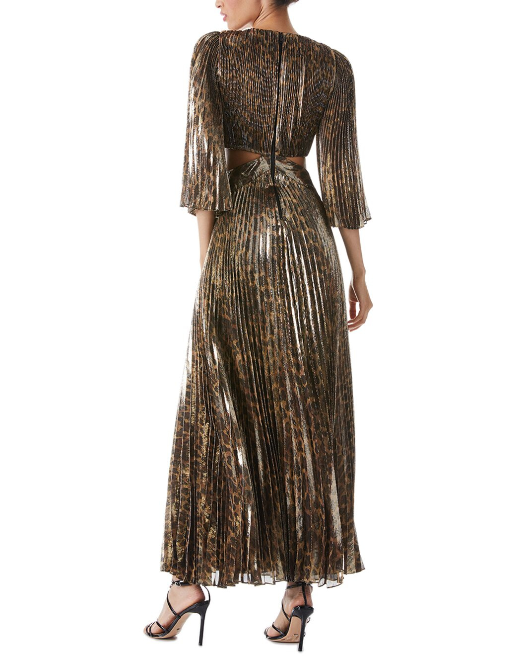 alice + olivia Bahama Silk-Blend Maxi Dress - 2