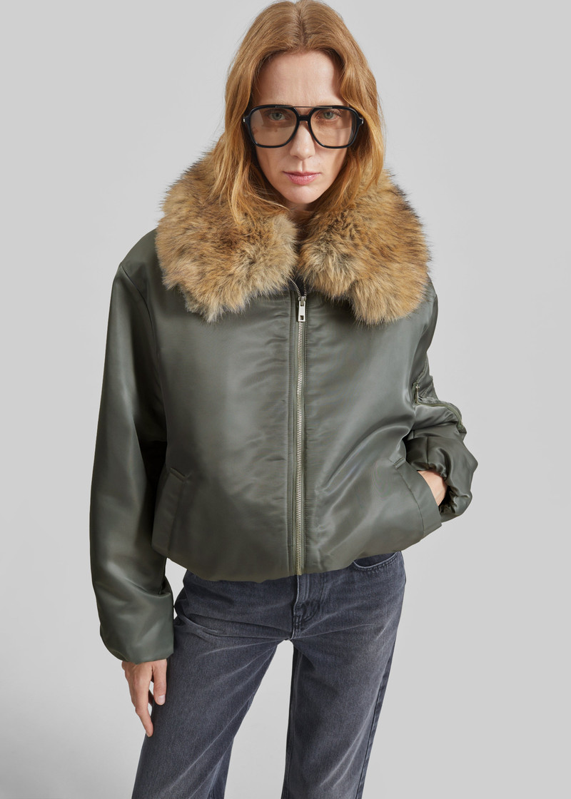 Arslev Bomber Jacket - Pale Olive 7