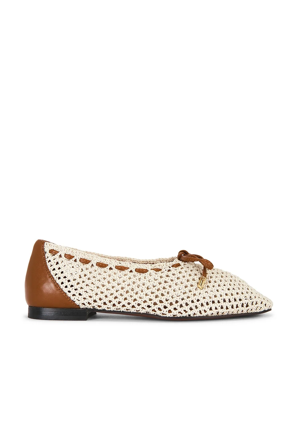 Sage Fishnet Ballet Flat - 1