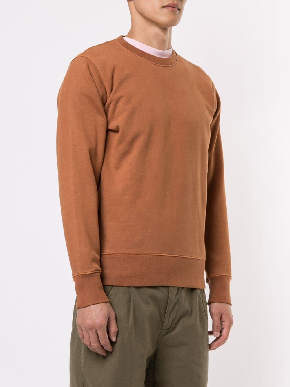 Overdyed crew neck sweatshirt - 3