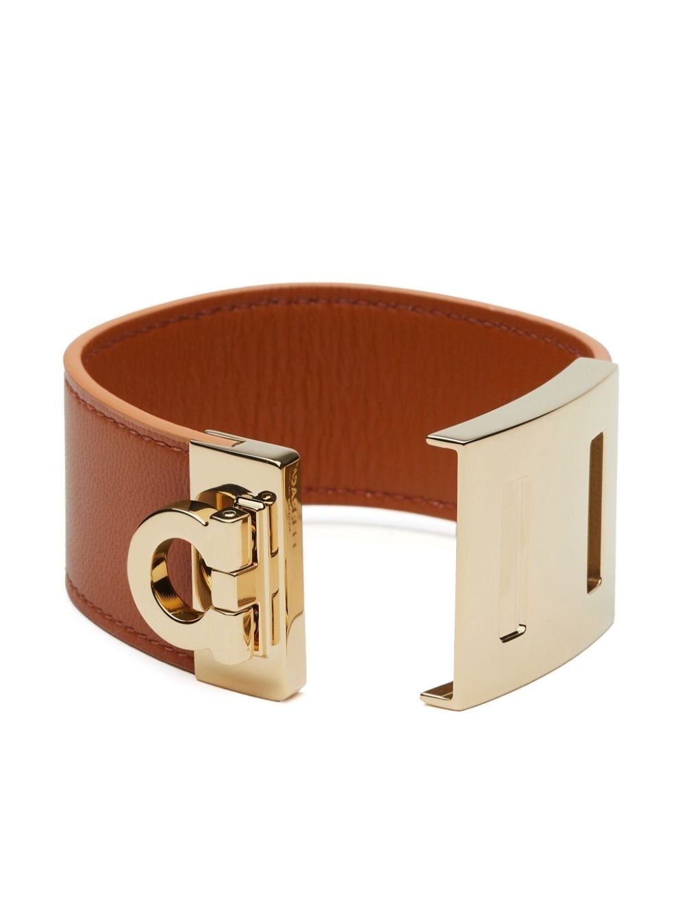 Gancini leather bracelet - 3