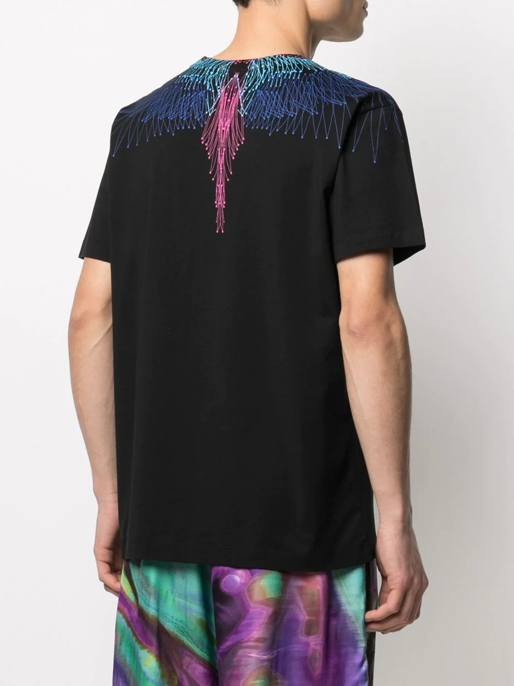 Bezier Wings printed T-shirt - 4