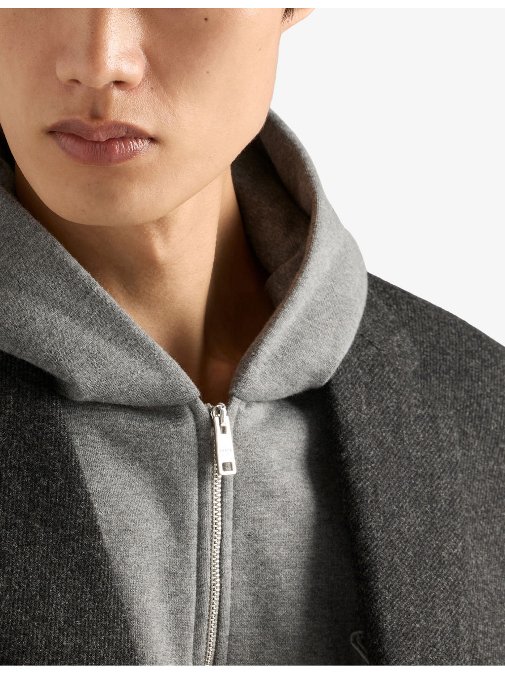 Logo-Embellished Cotton, Wool And Cashmere Hoody - 5