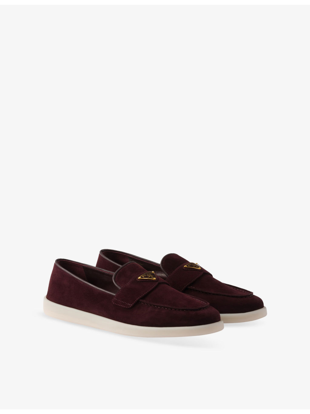 Logo-embellished suede loafers - 3