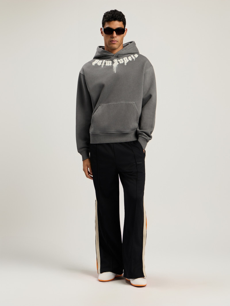 Palm Angels Neck Logo Regular Hoodie outlook