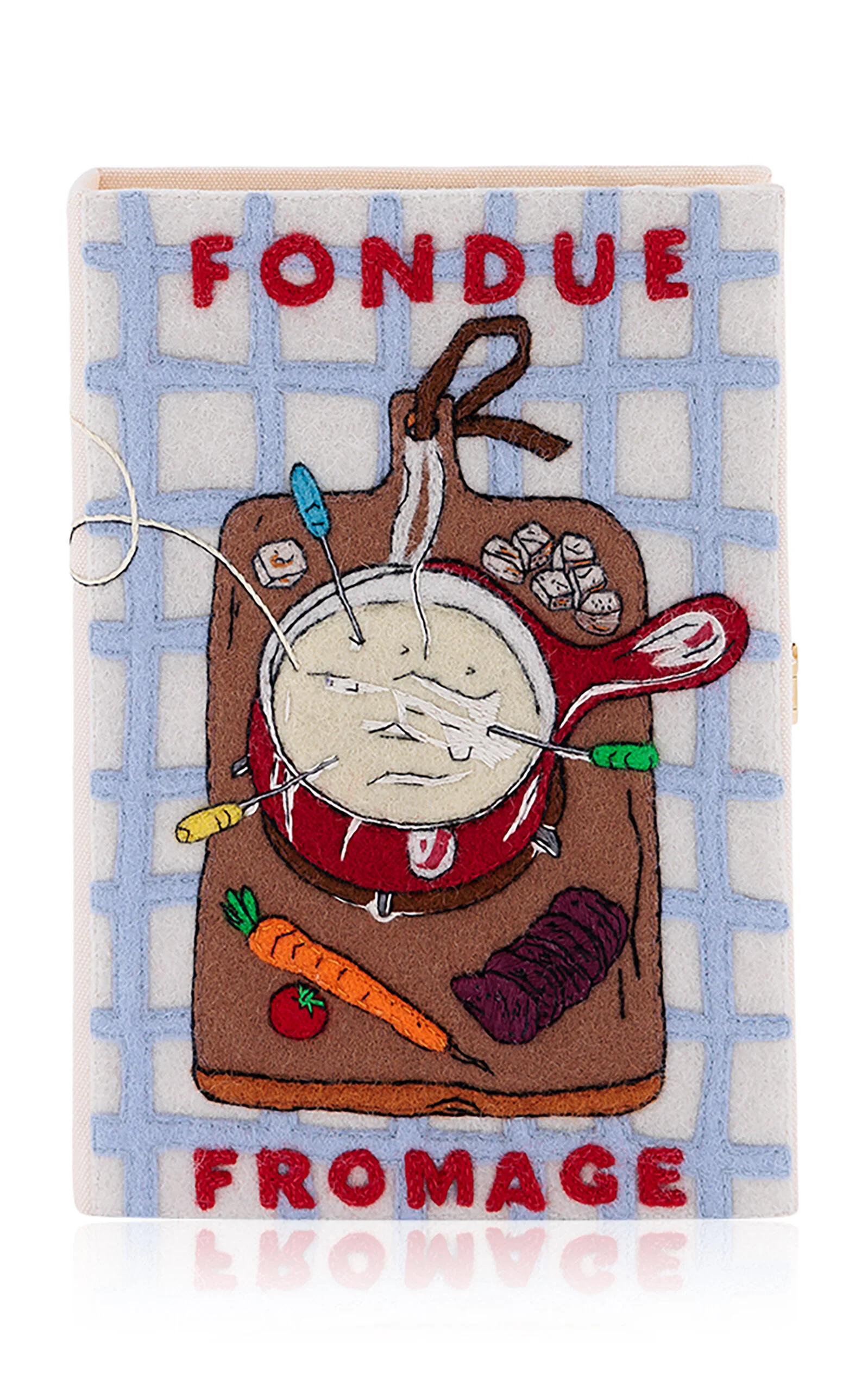 Fondue Fromage Book Clutch multi - 1