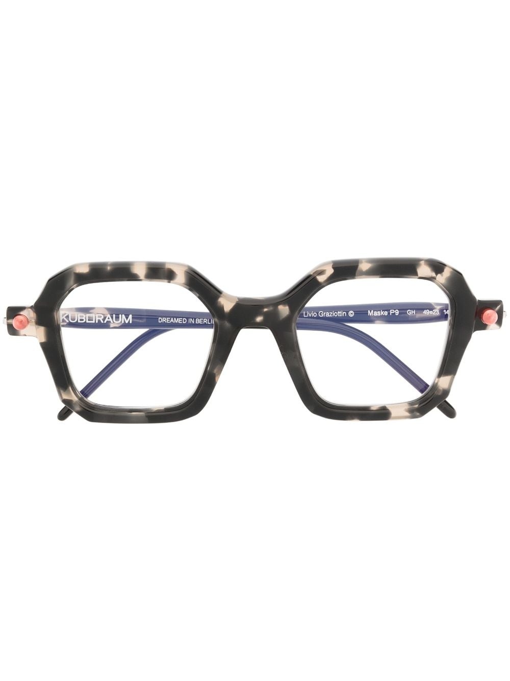 square-frame glasses - 1