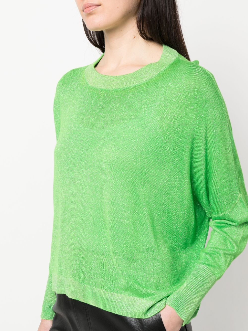 long-sleeve knitted jumper - 5