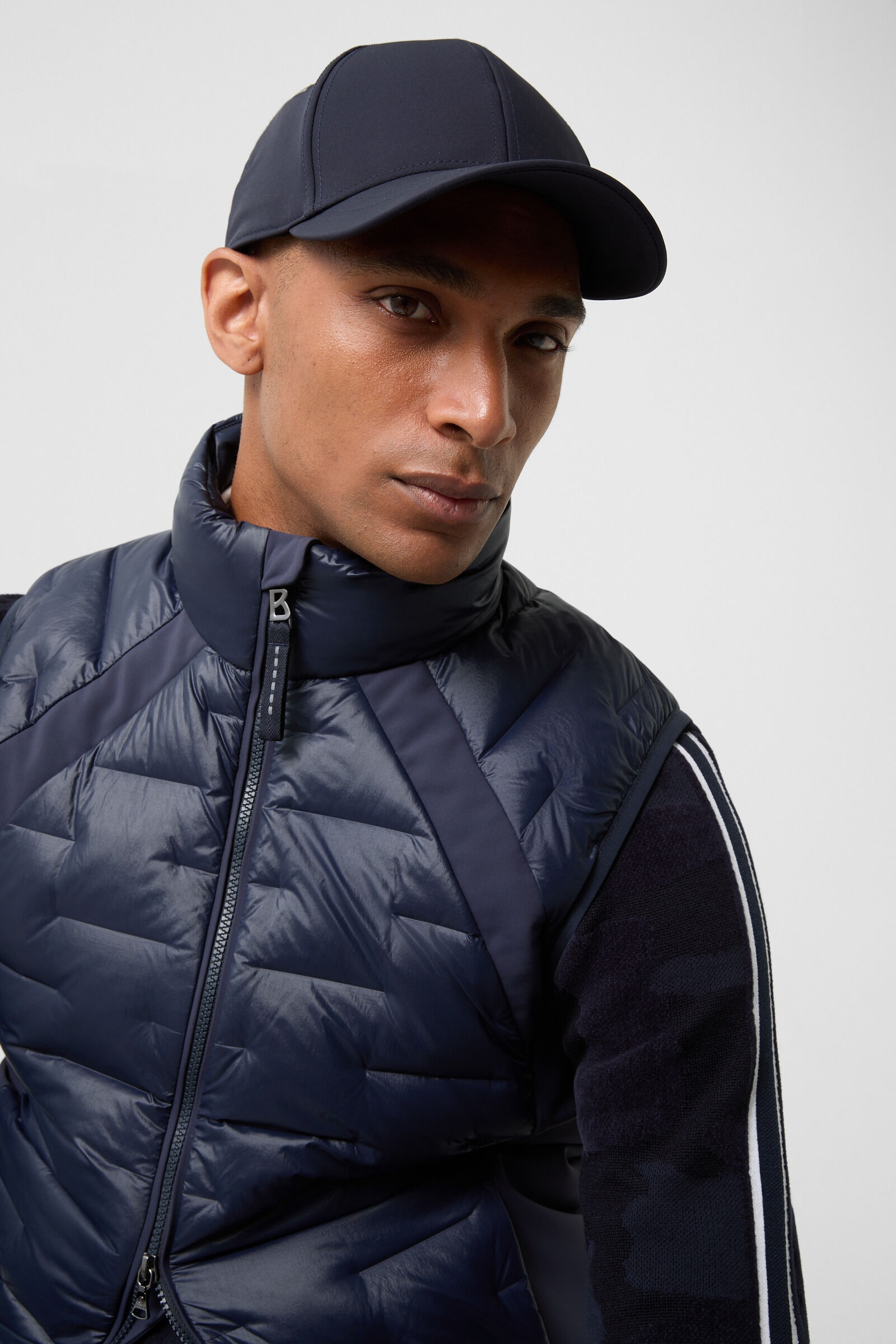 Gabin Down vest in Navy blue - 4