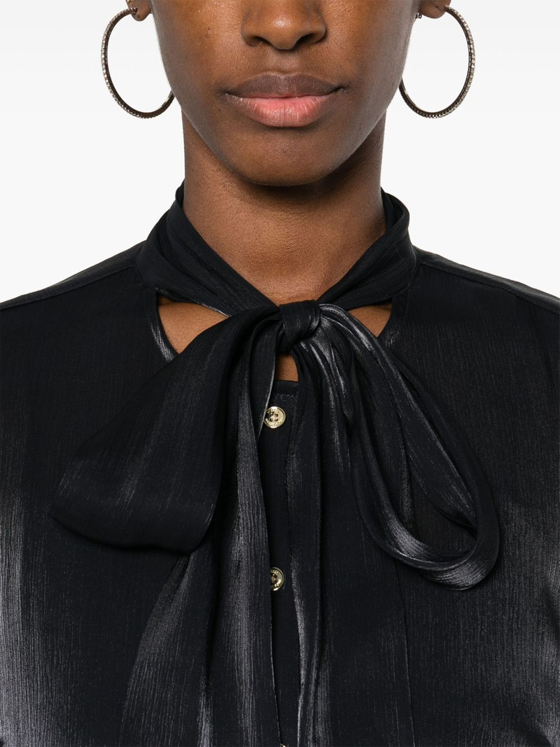 crinkled pussy-bow shirt 5
