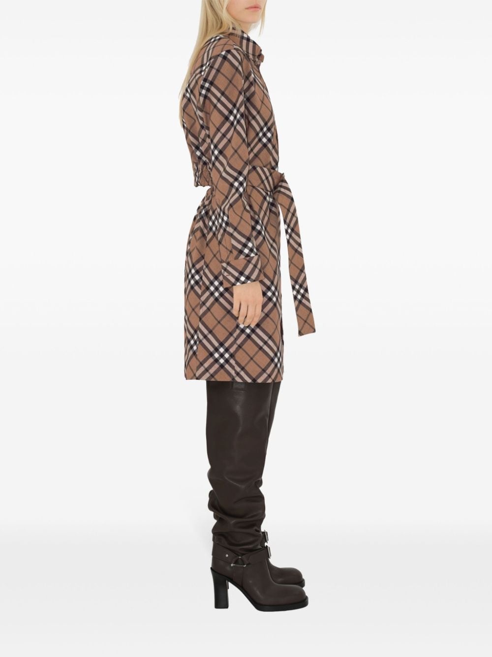 85mm over-the-knee leather boots - 4