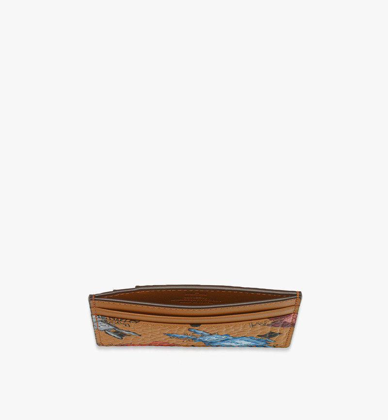 MCM Aren Card Case in Rabot Visetos outlook