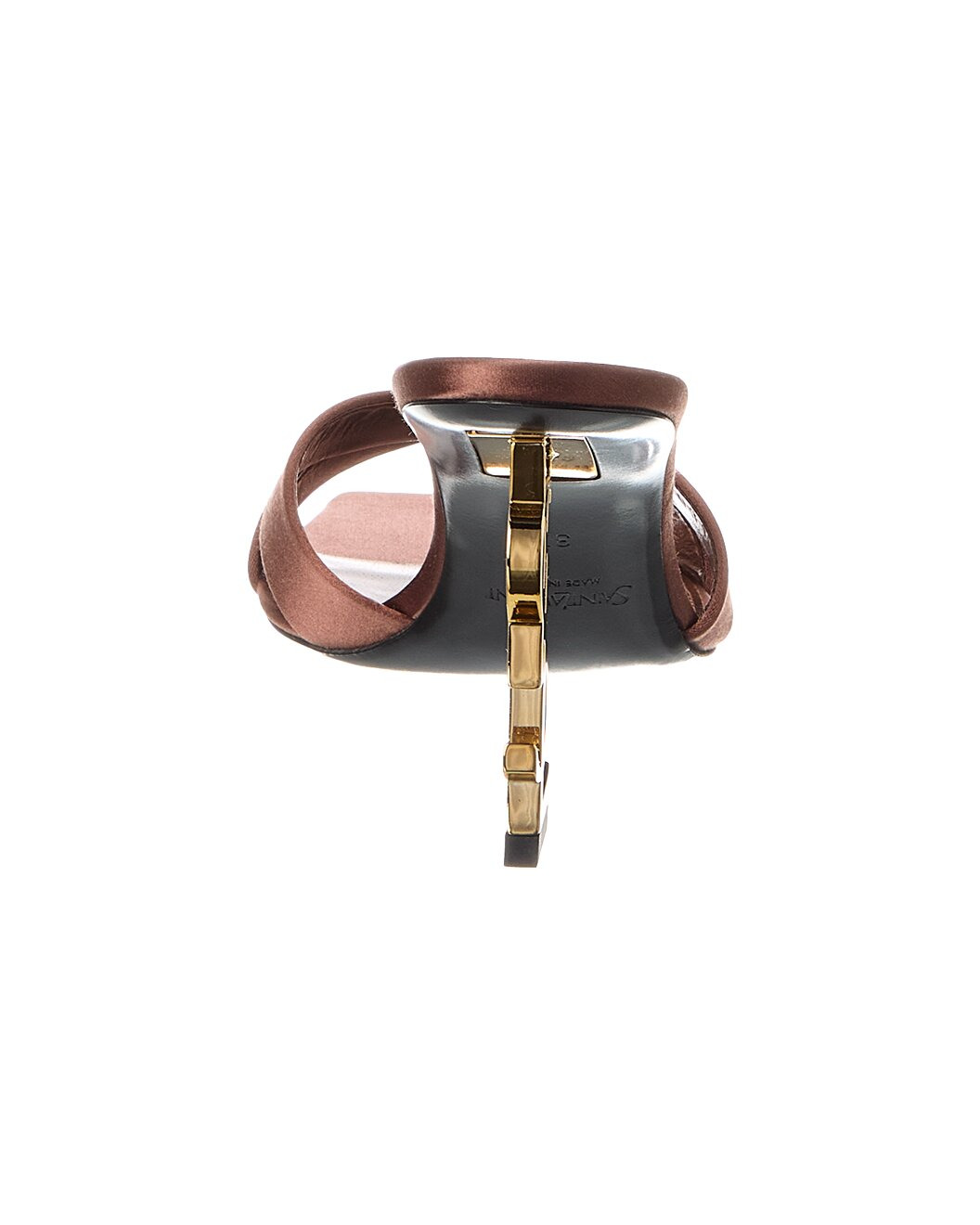 Saint Laurent Opyum 85 Satin Sandal - 3