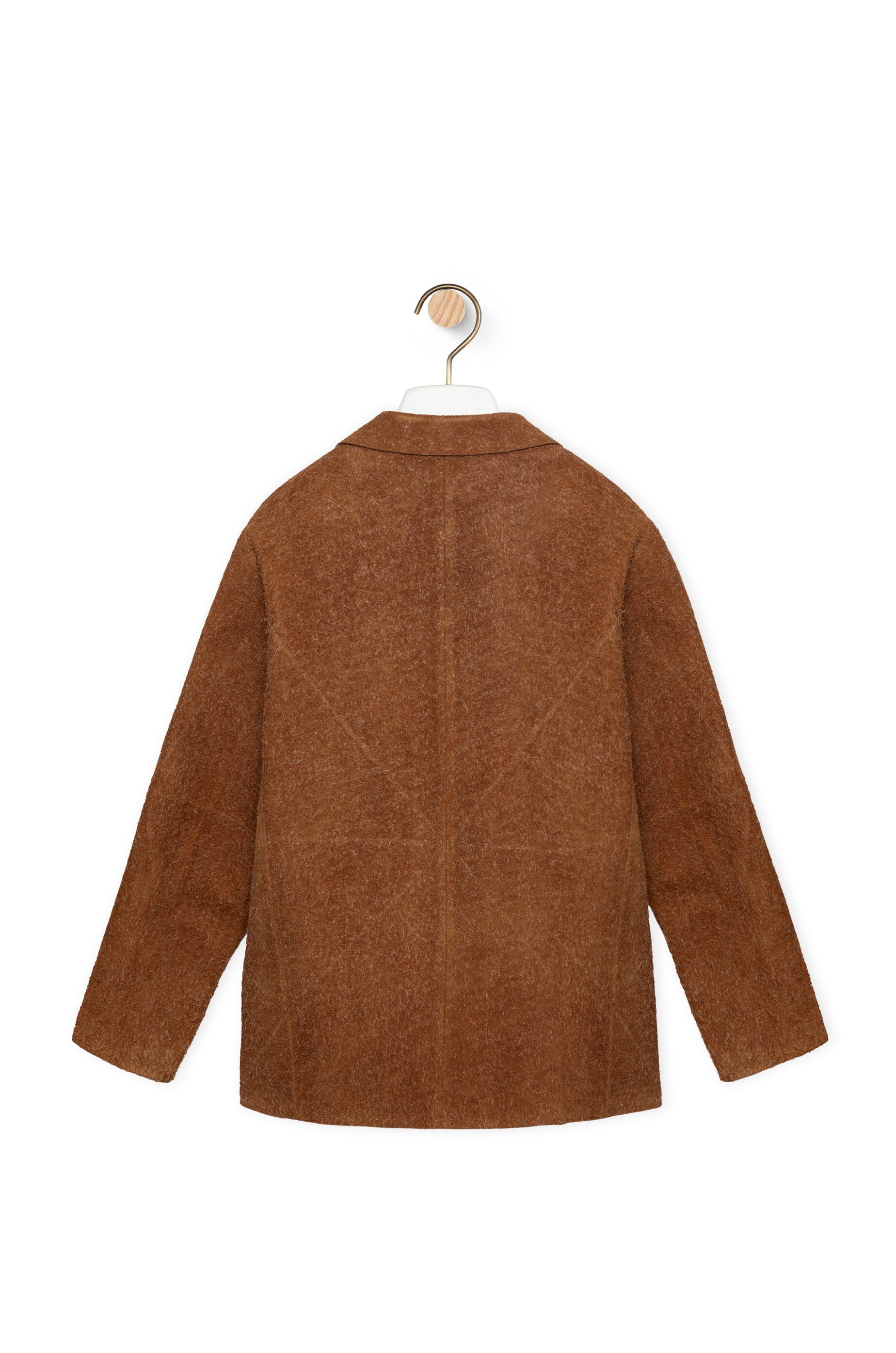 Puzzle jacket in brushed suede - 2