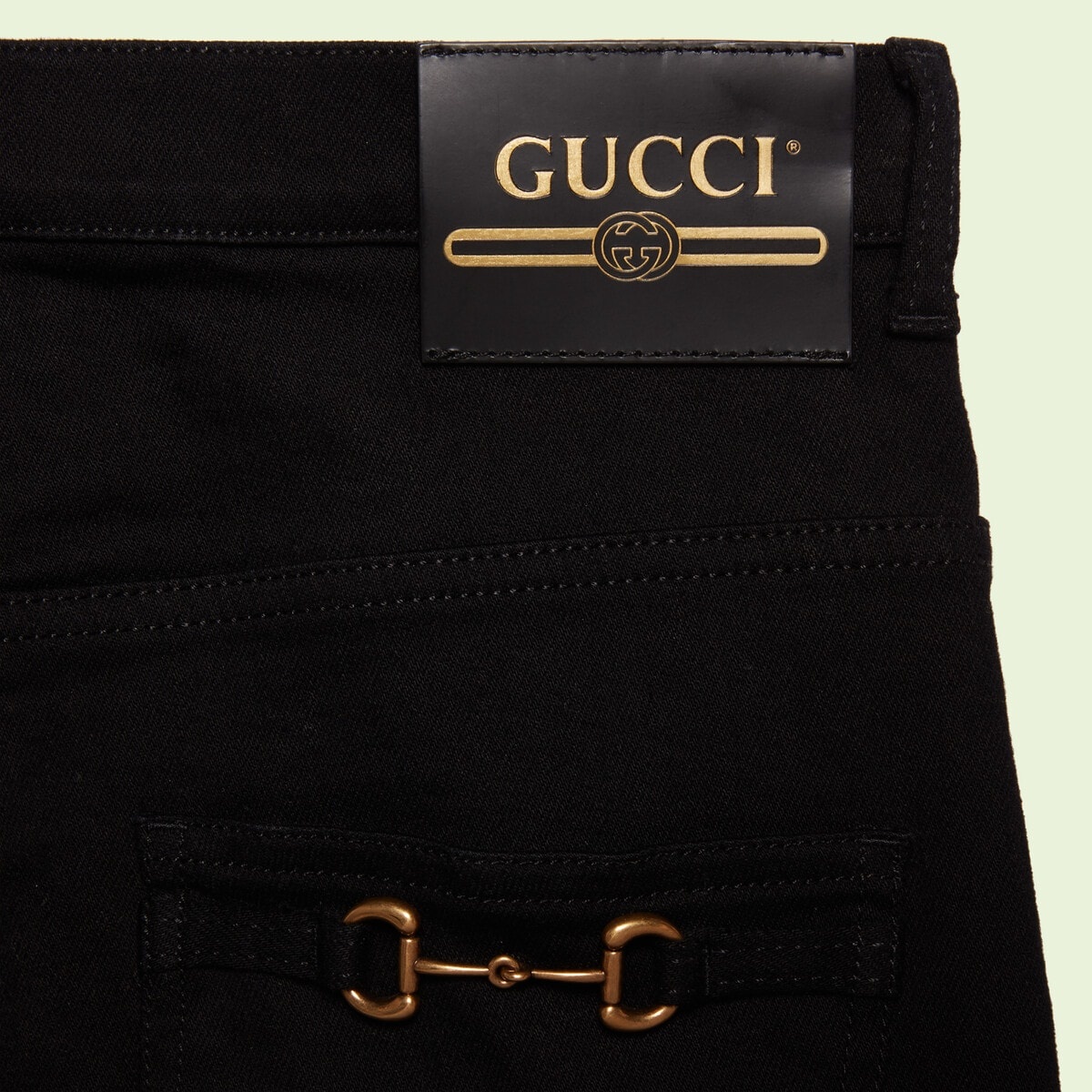 Denim pant with Horsebit - 5