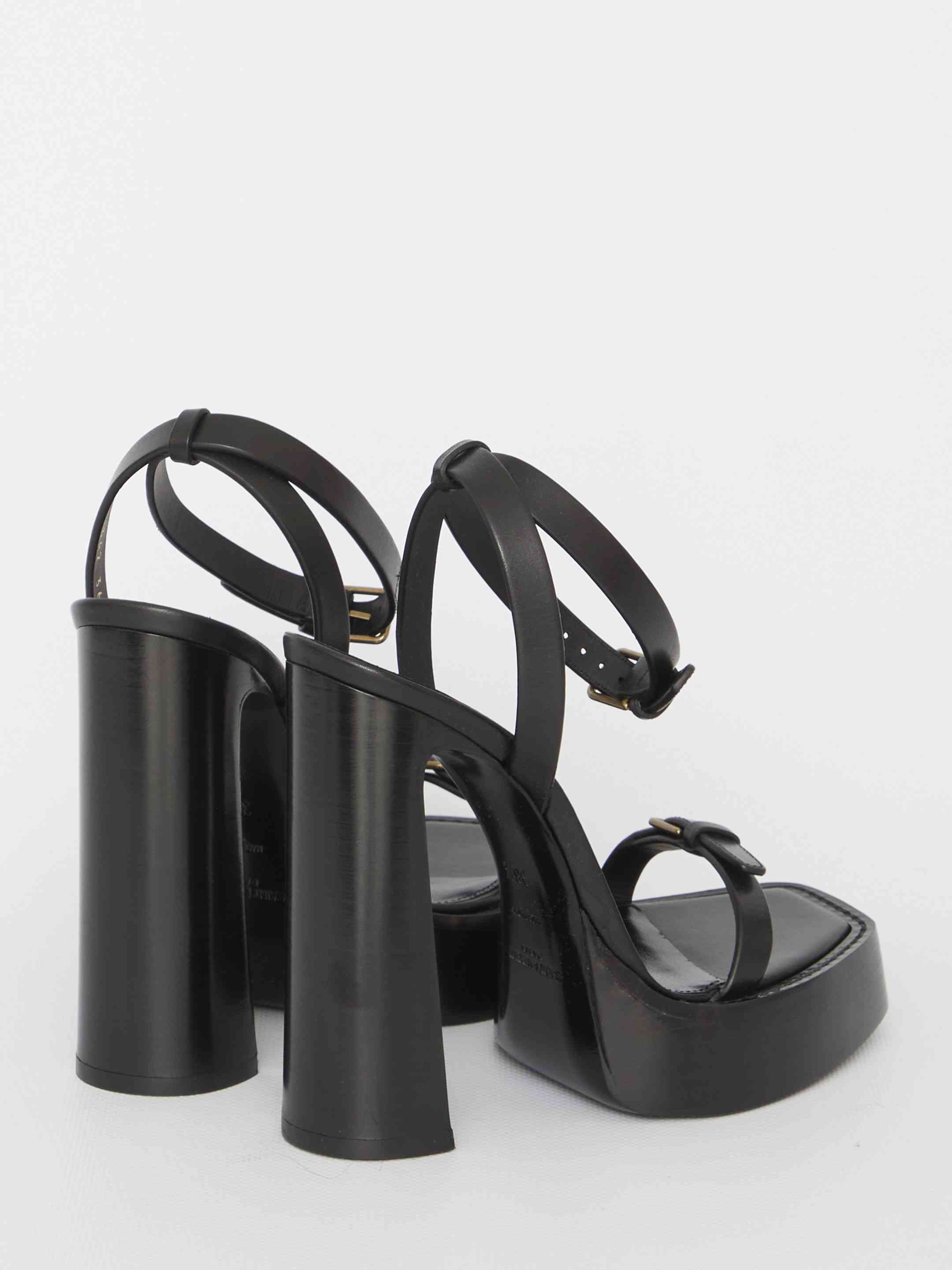 Saint Laurent Women Platz Platform Sandals - 3