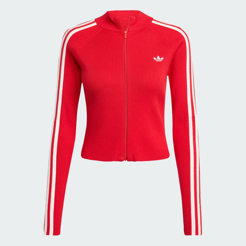 Adicolor 3-Stripes Slim Knit Track Top - 1