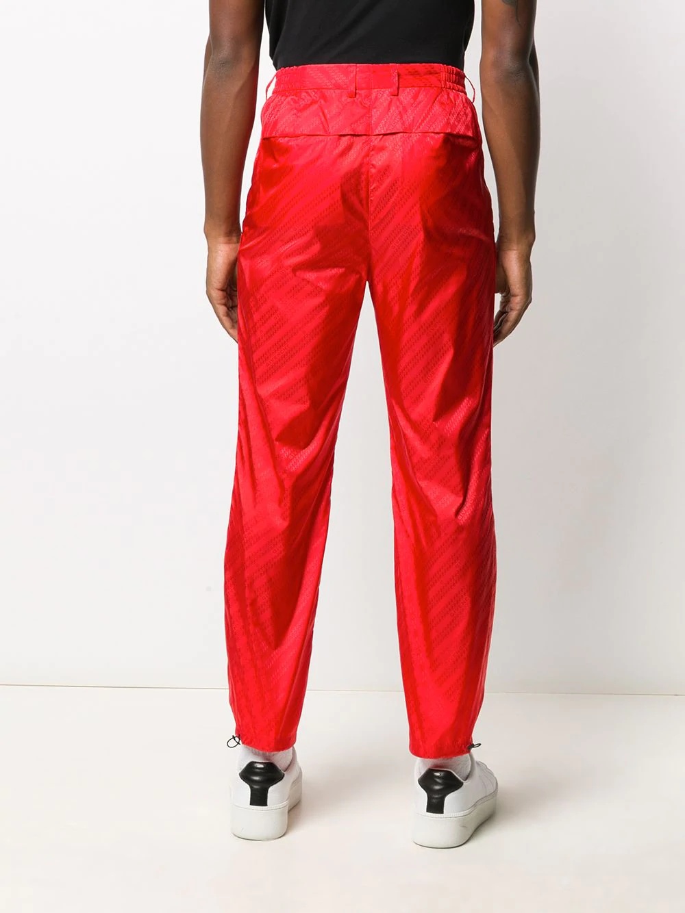 tonal logo print trousers - 4