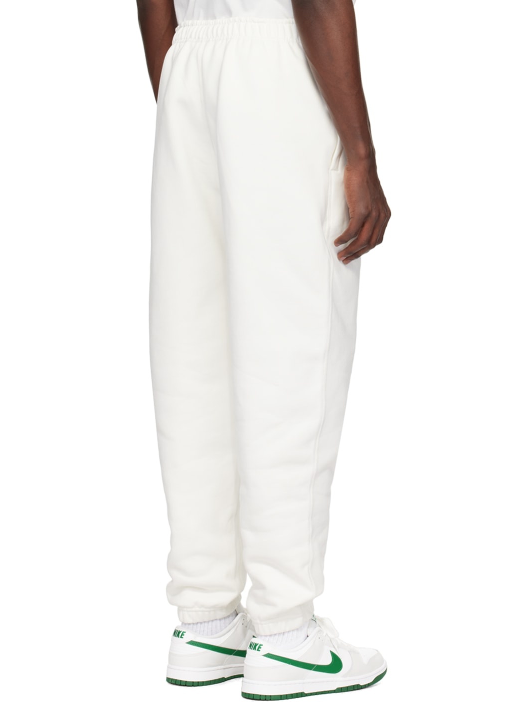 Nike Off White Embroidered Sweatpants REVERSIBLE