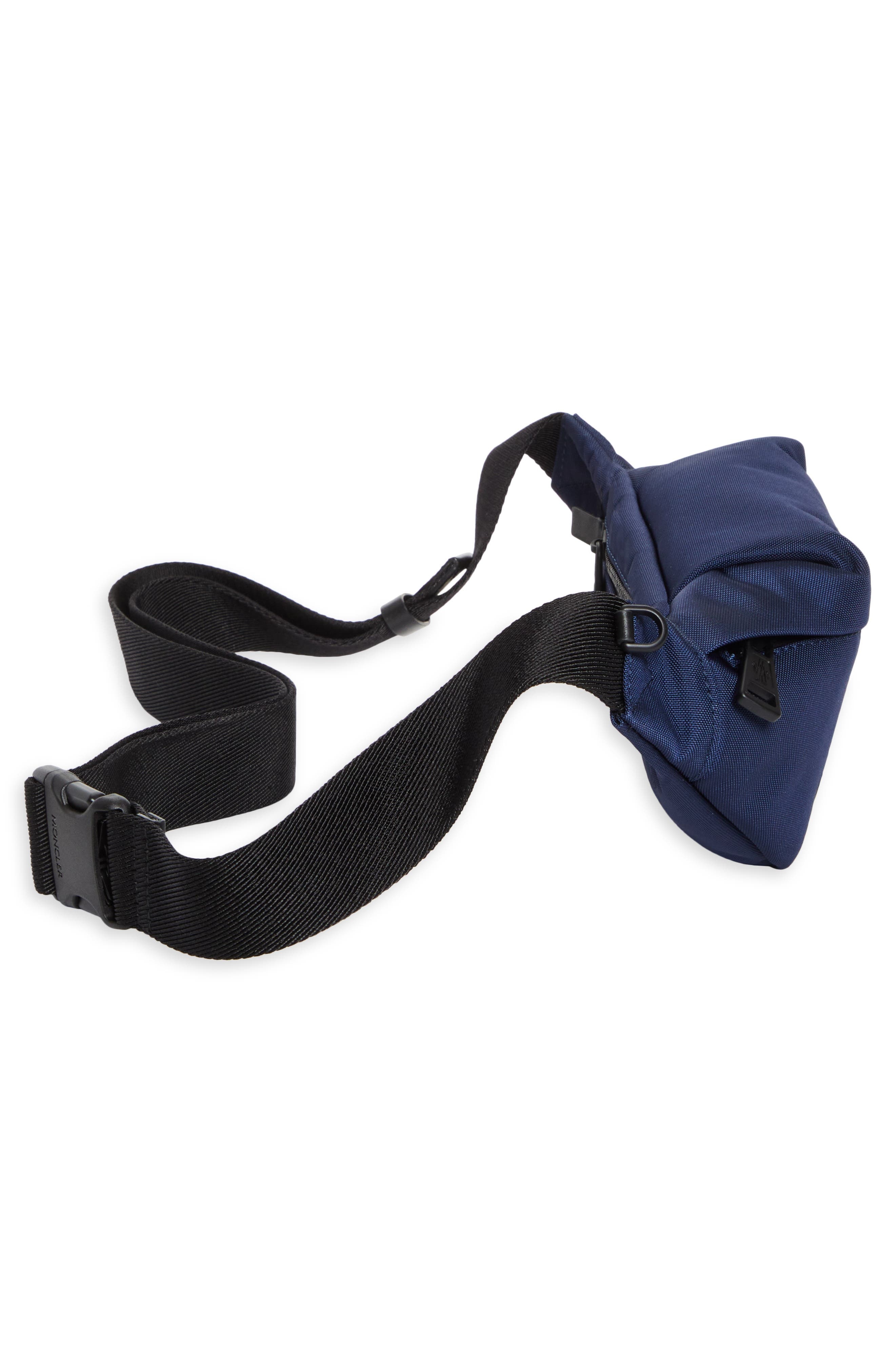 Moncler Small Durance Water Repellent Belt Bag in Blue Space at Nordstrom - 5