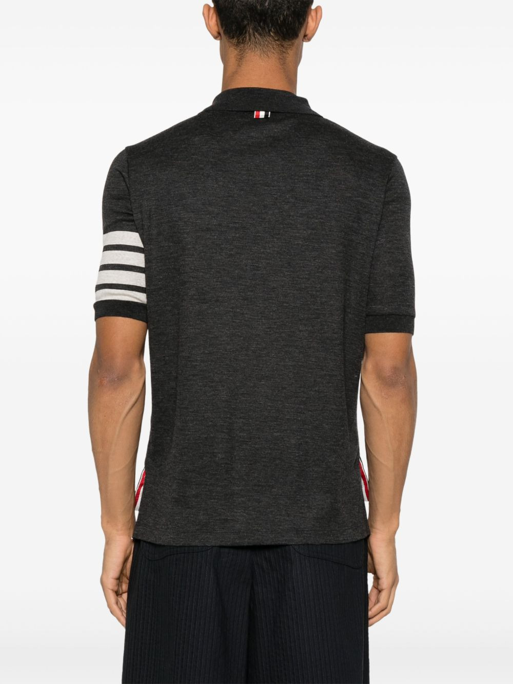 4-Bar wool polo shirt - 3