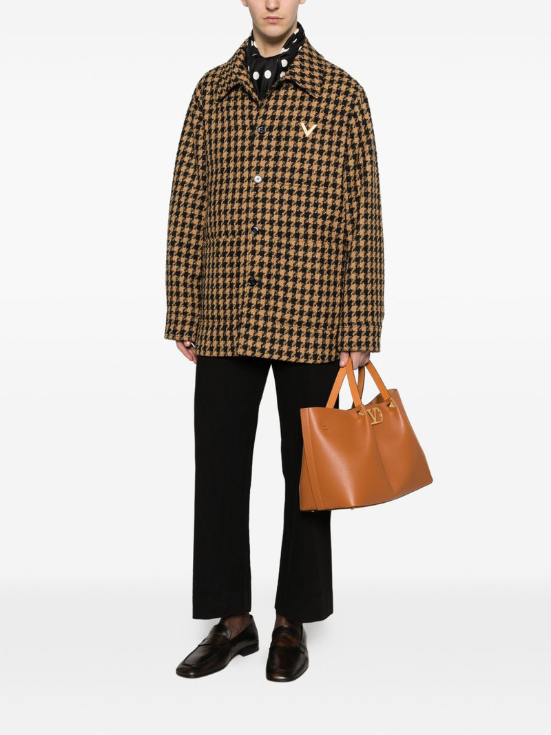 Valentino patterned pocket coat outlook