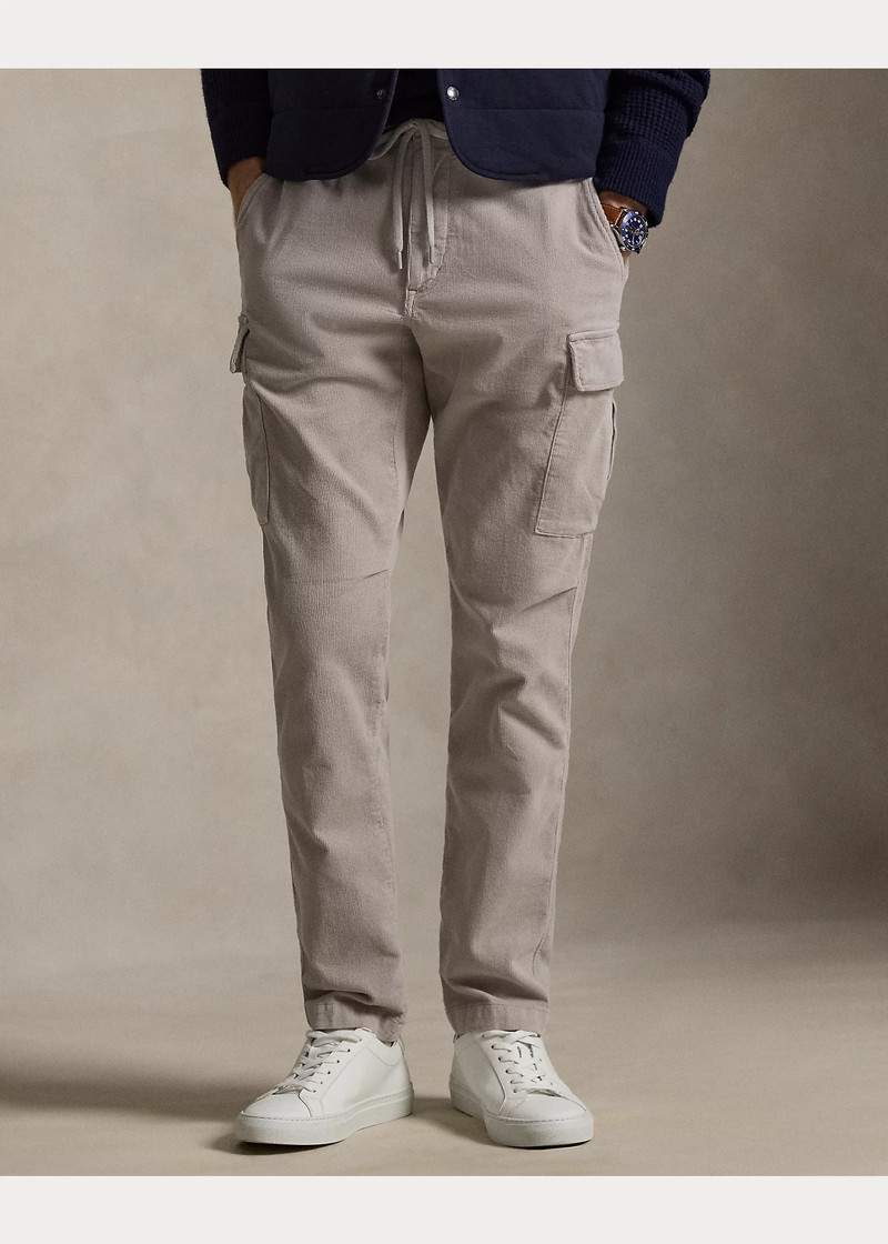 Slim Fit Stretch Corduroy Cargo Pant 3