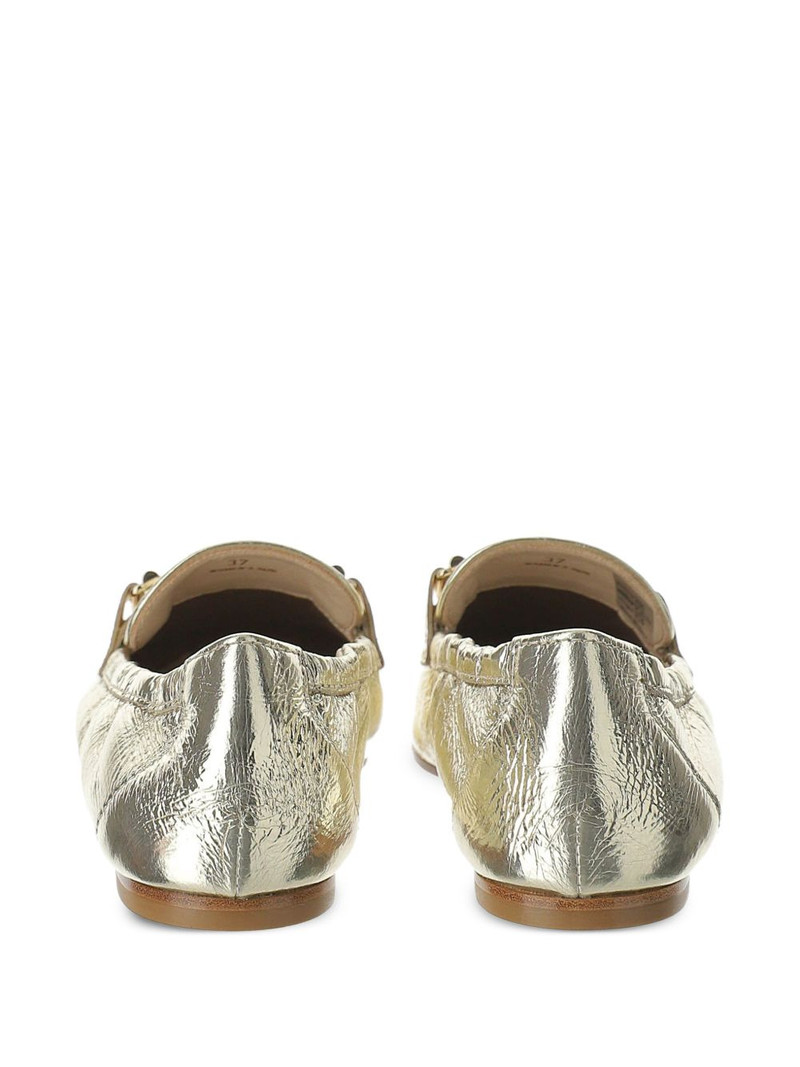 metallic leather loafers 3