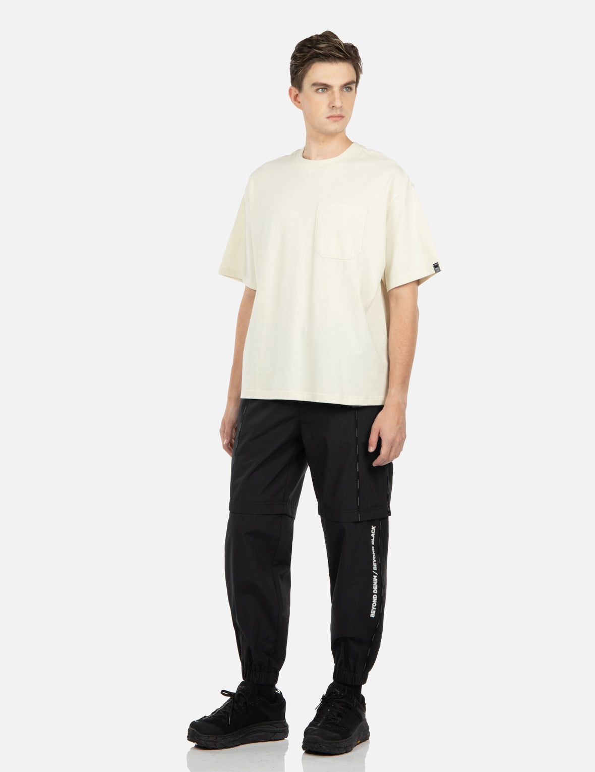 Moving Seagull Print Sweatpants - 4