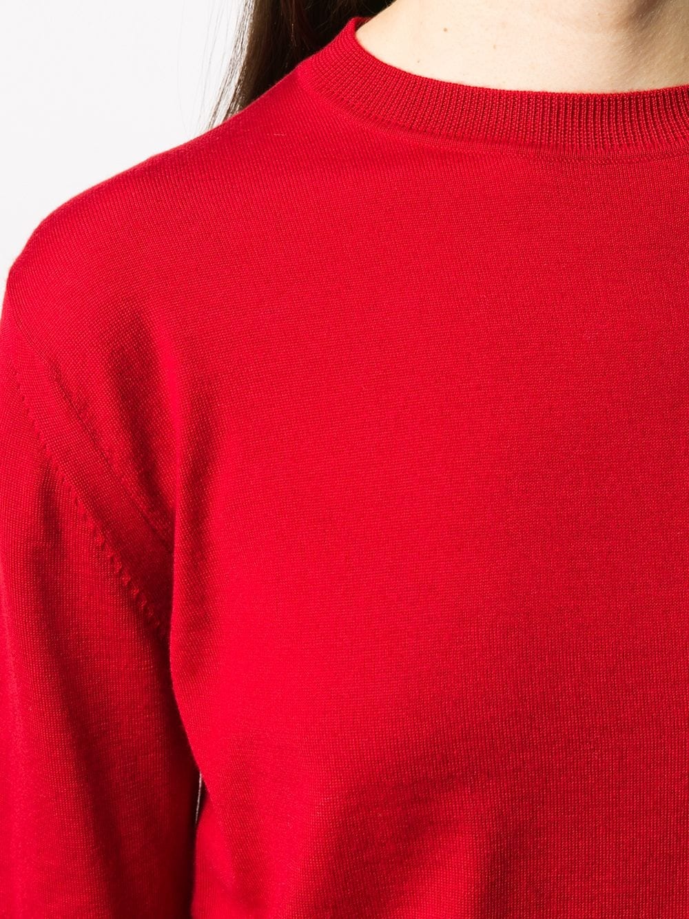 crewneck wool jumper - 5