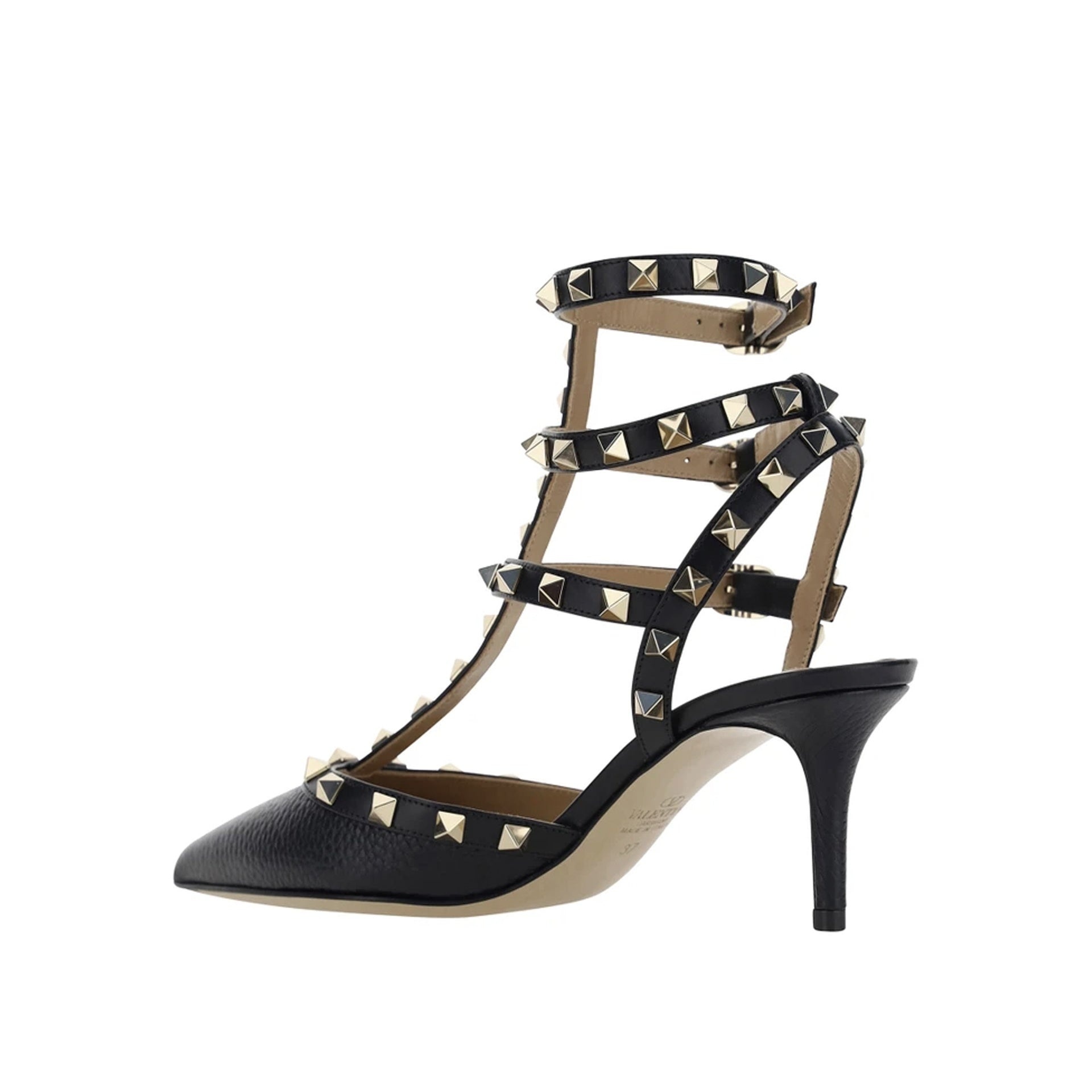 Valentino Garavani Valentino Garavani Rockstud 65 Leather Pumps - 3