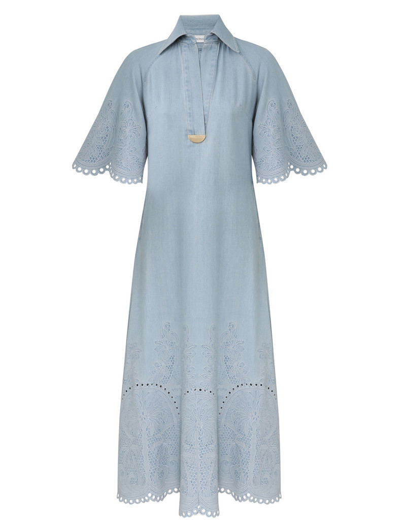 DAYLIGHT DENIM MIDI DRESS 1