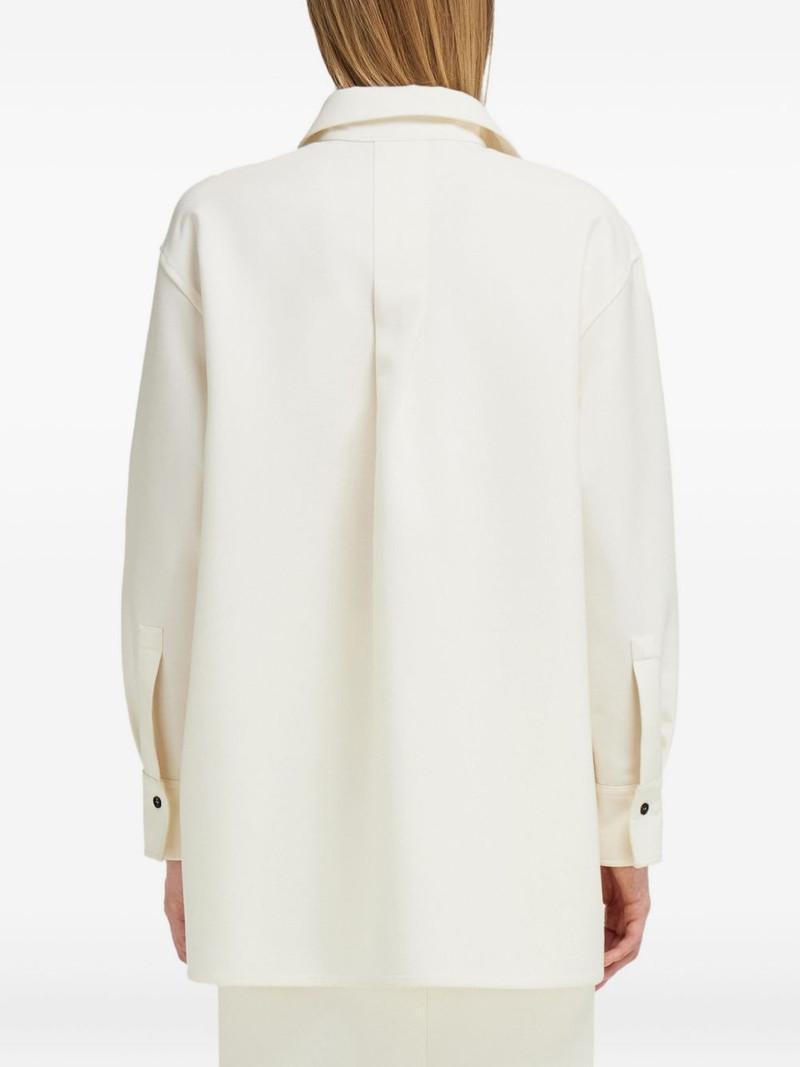 chest-pocket button-fastening shirt 4
