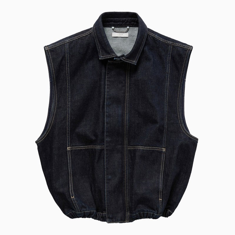1989 STUDIO - 1989 STUDIO Denim vest dark blue - 1